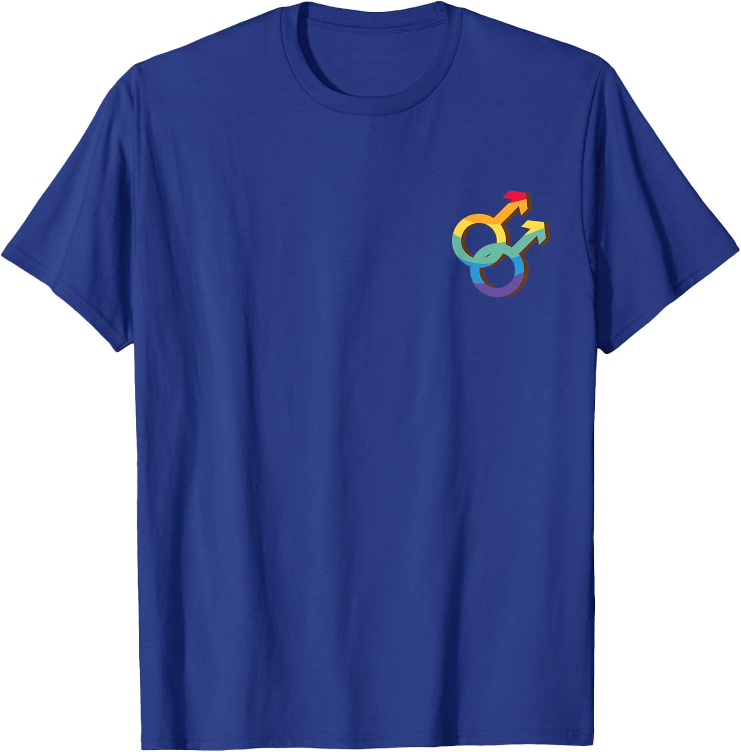 Gay Symbol at Heart Gay T-Shirt - T-Shirt | Royal