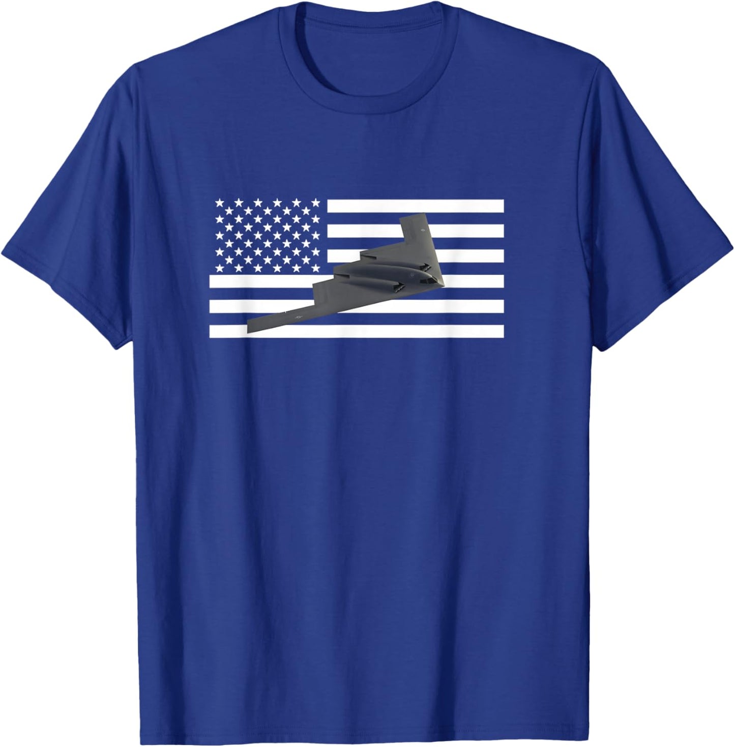 B-2 Spirit Bomber Airplane T-Shirt - T-Shirt | Royal