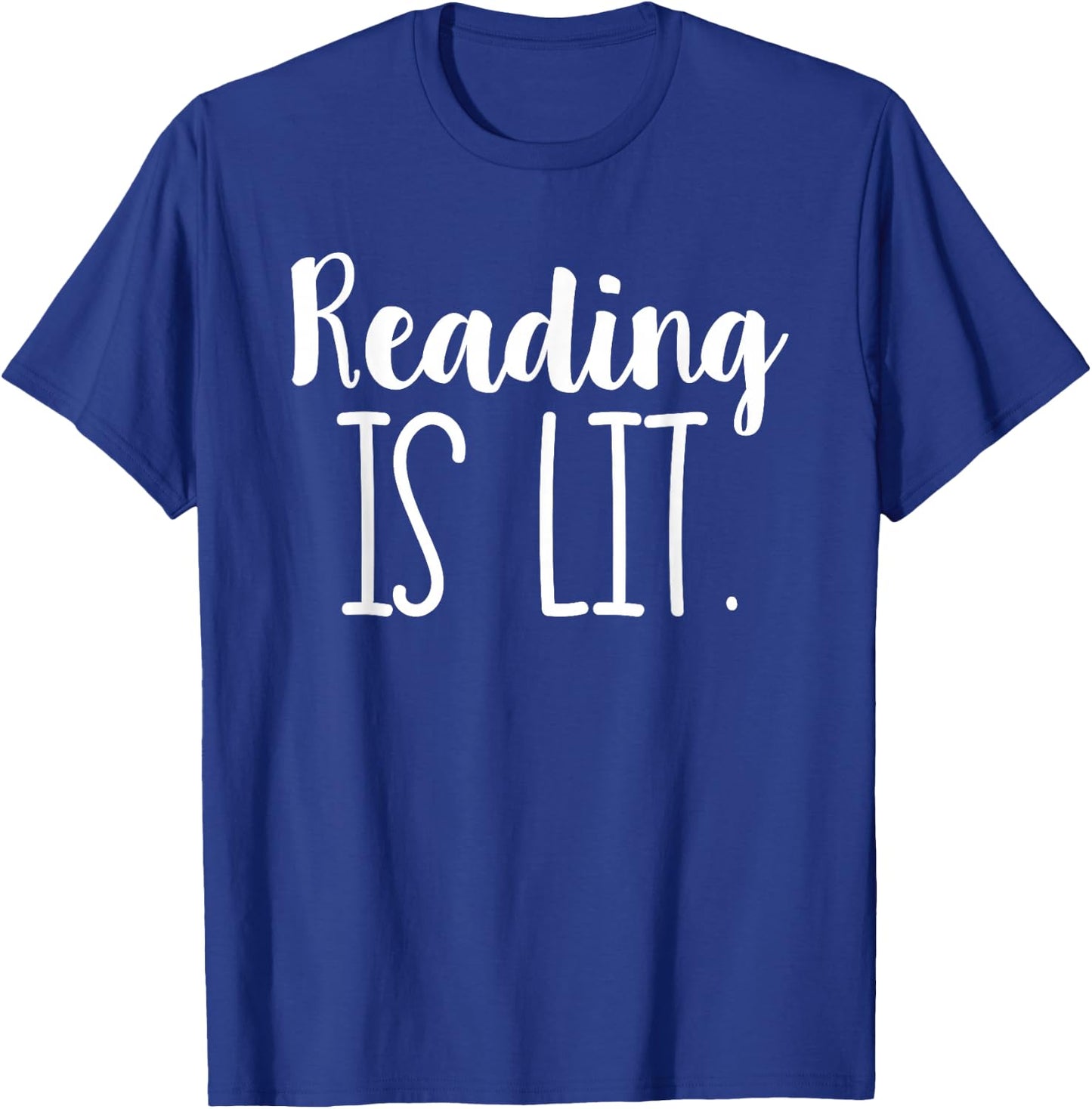 Reading Is Lit Literacy ELA T-Shirt - T-Shirt | Royal