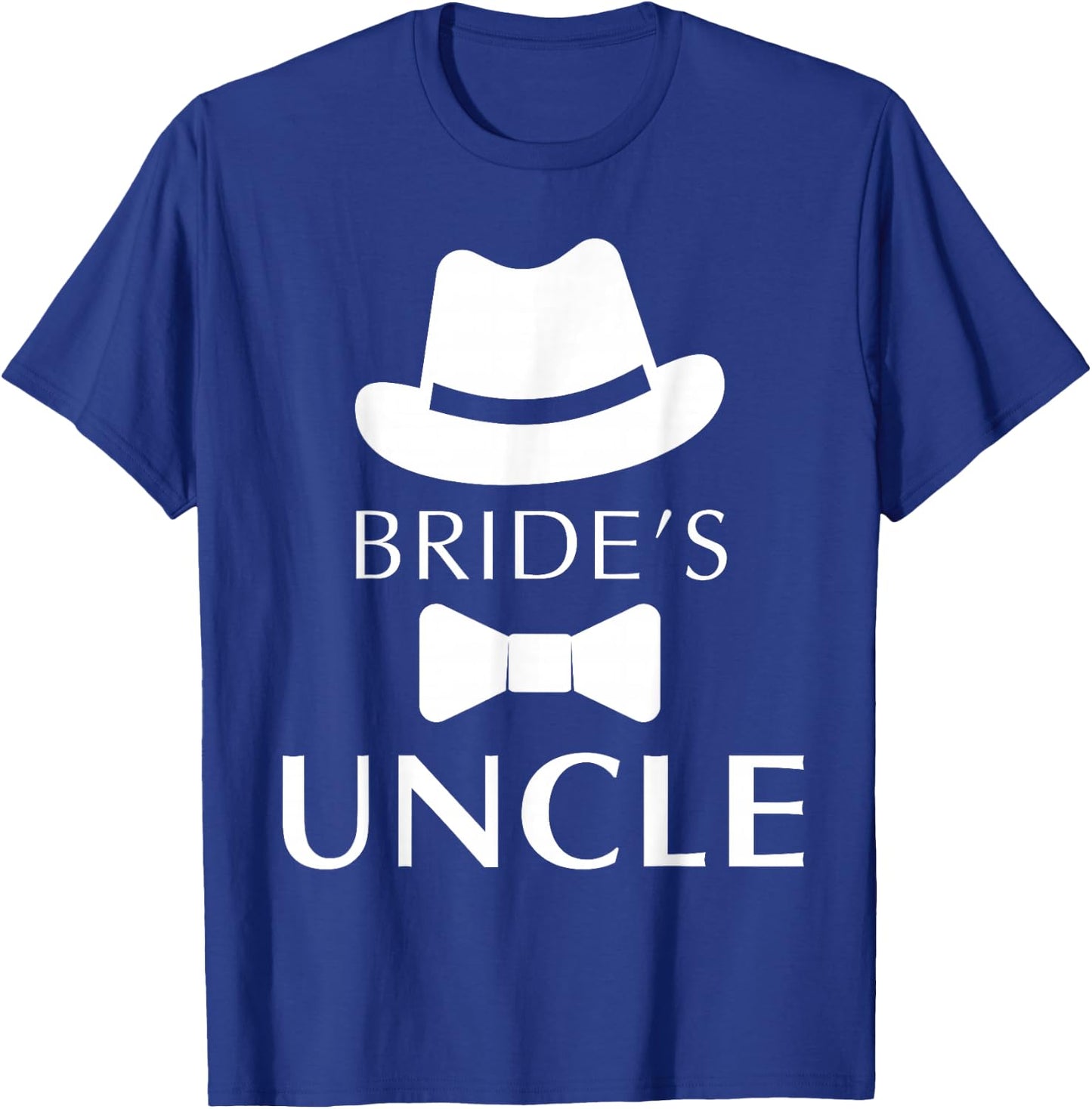 Bride's Uncle, Uncle Of The Bride Wedding T-Shirt - T-Shirt | Royal