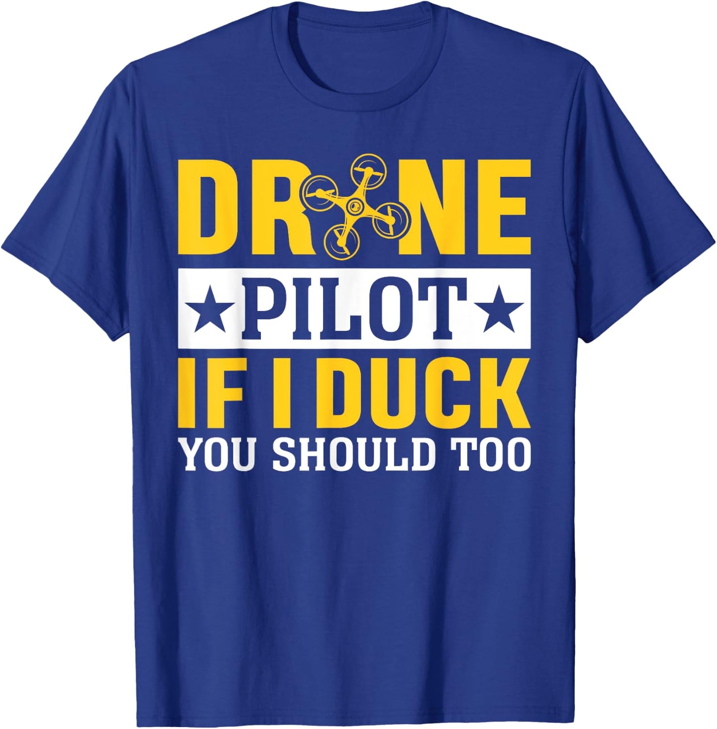 Funny Drone Pilot Design Women Kids Drone Operator T-Shirt - T-Shirt | Royal