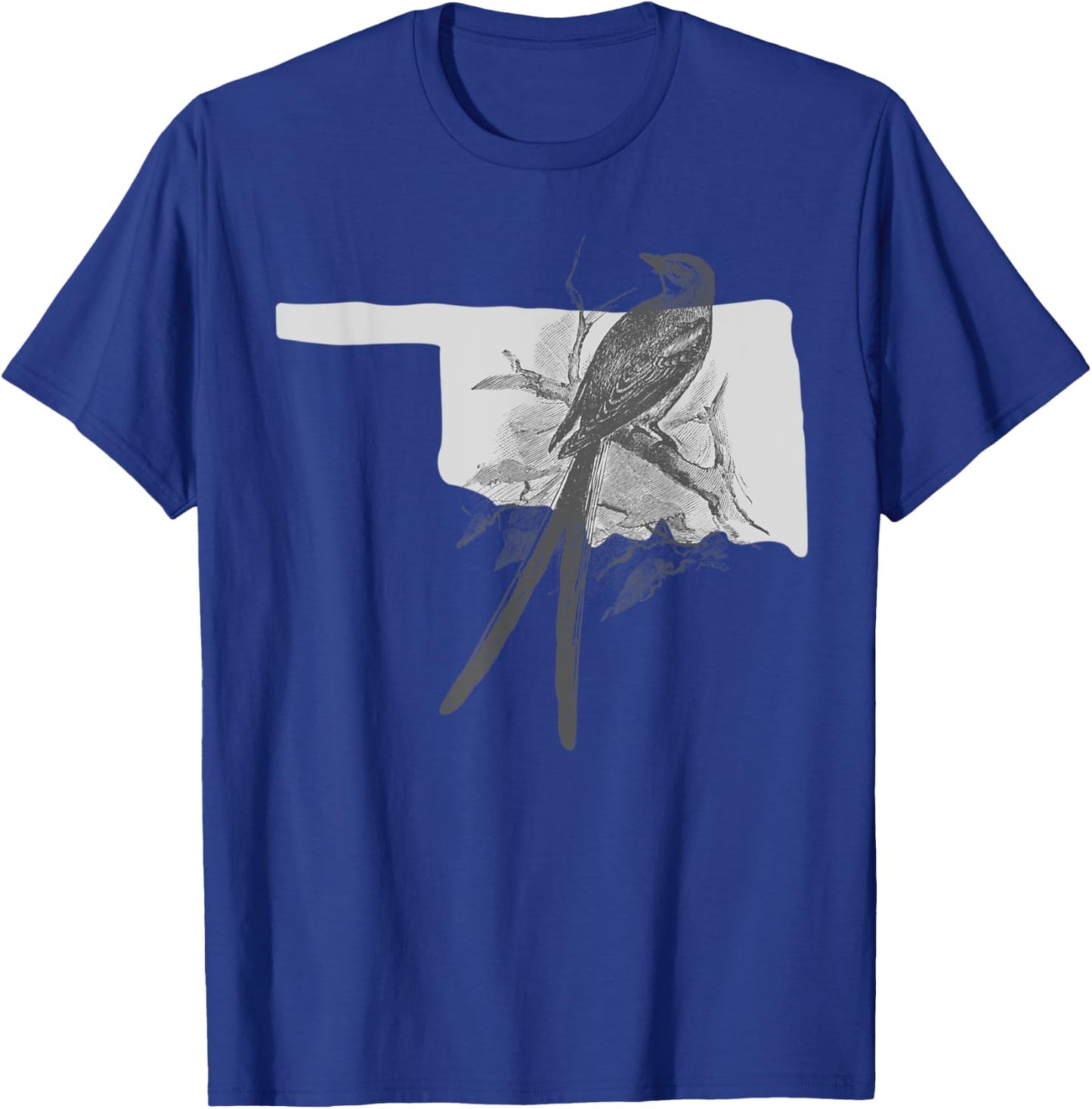 Oklahoma State Scissor-Tailed Flycatcher T-Shirt - T-Shirt | Royal