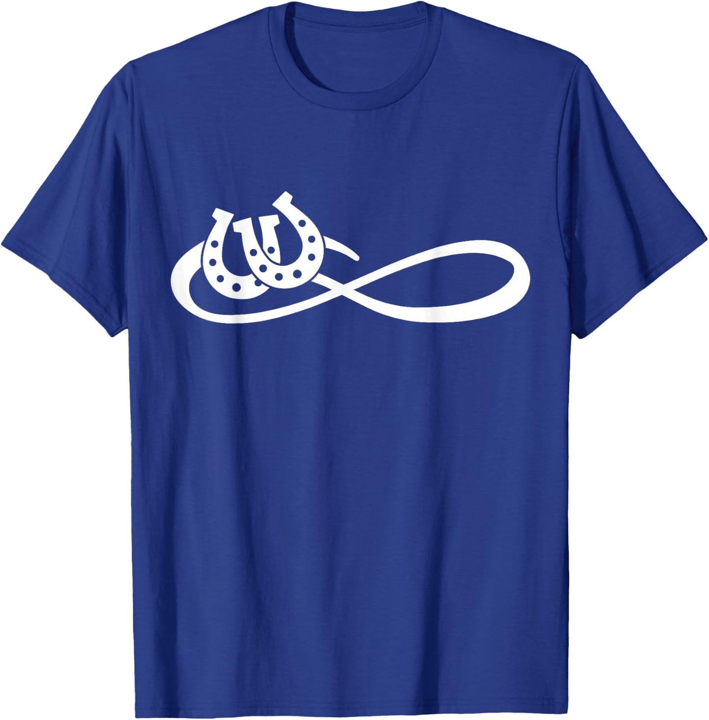 Horseshoe Infinity Horse Lover Ferrier T-Shirt - T-Shirt | Royal
