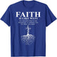 Funny Christian Graphic - Faith Is Like Wifi T-Shirt - T-Shirt | Royal