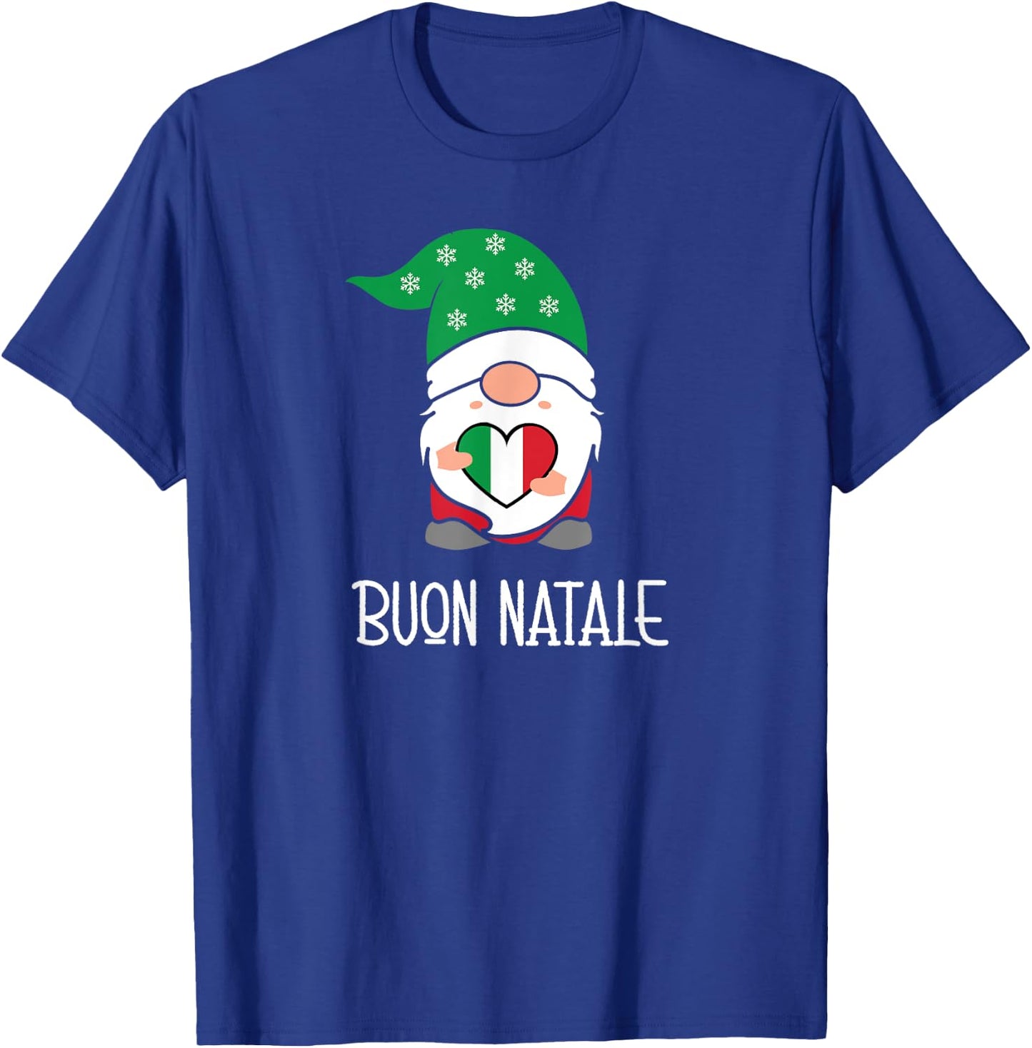 Buon Natale Italian Christmas Gnome T-Shirt - T-Shirt | Royal
