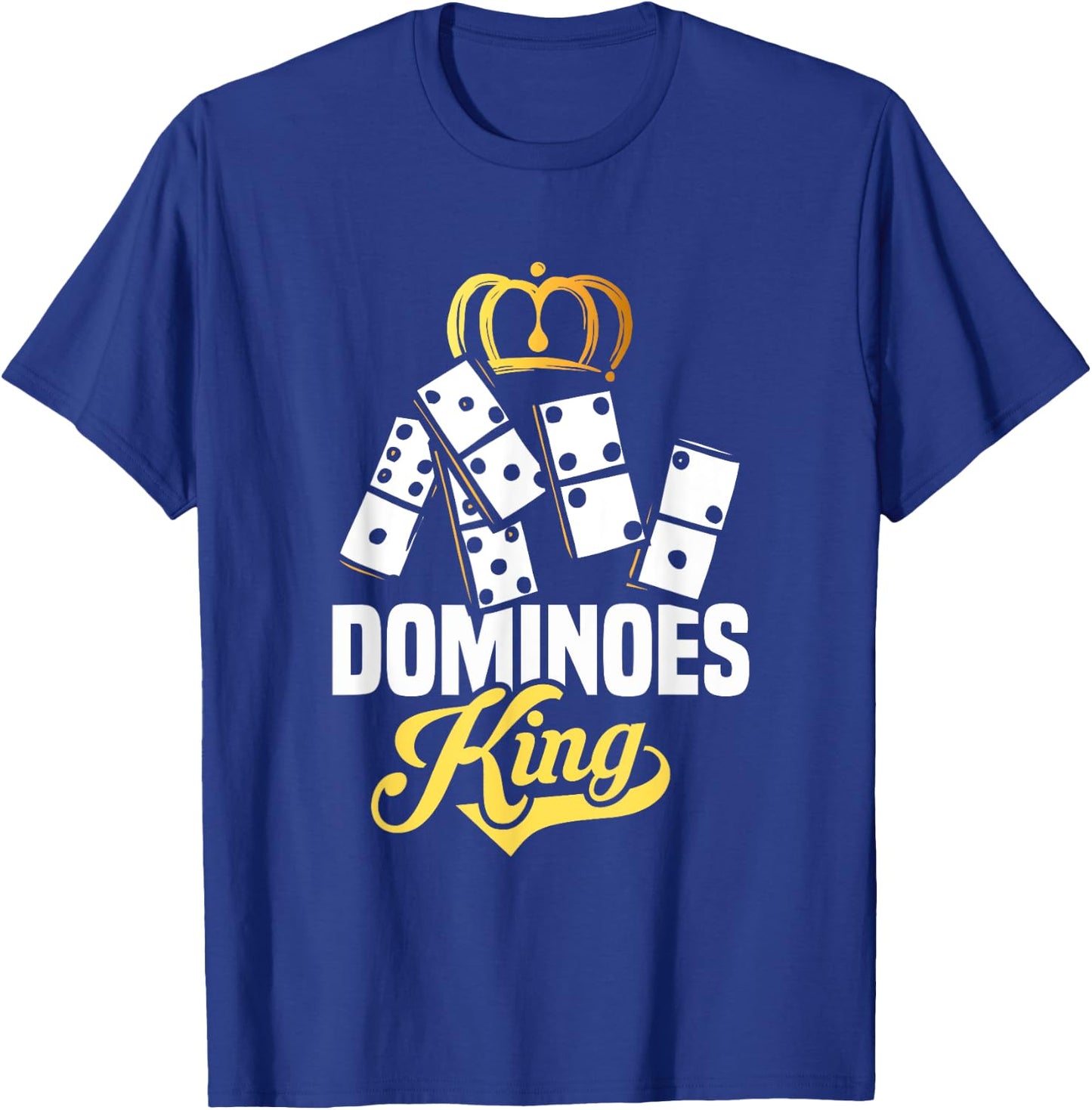 Dominoes King | Board Game | Domino T-Shirt - T-Shirt | Royal