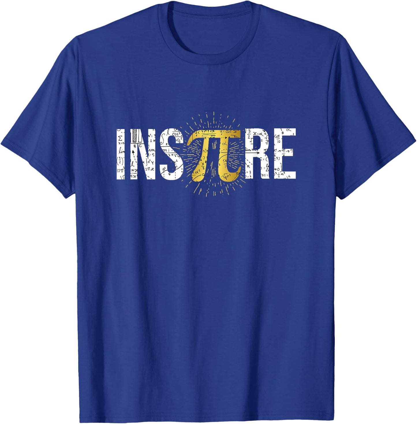 Inspire Pi Day 3.14 Symbol Math Teacher Science Nerd Geek Men Women Kids T-Shirt - T-Shirt | Royal