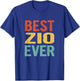 Vintage Best Zio Ever Funny Retro Birthday Gift Zio T-Shirt - T-Shirt | Royal