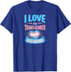 I Love My Transgender Husband Matching Trans Couple Cute T-Shirt - T-Shirt | Royal