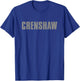 Crenshaw Shirt Los Angeles Hood T-Shirt - T-Shirt | Royal