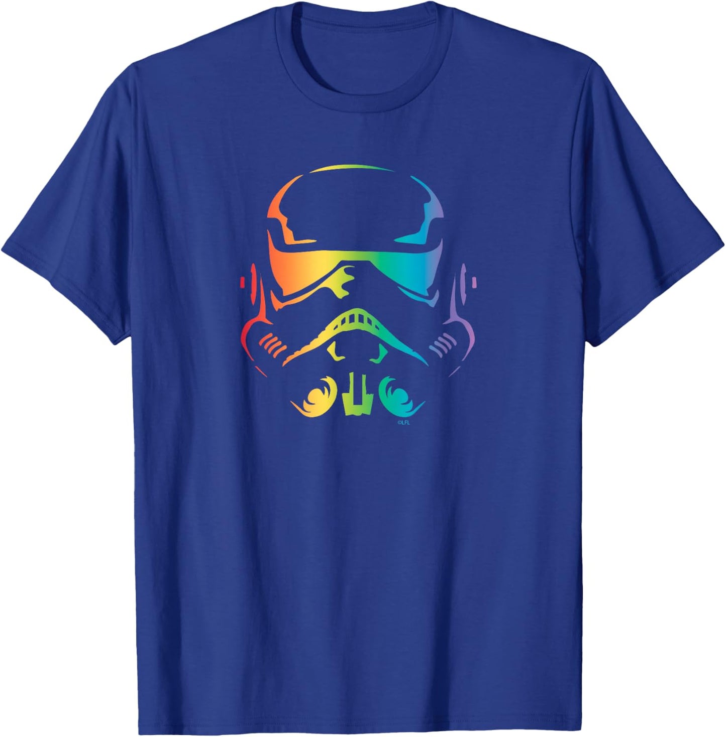 Star Wars Pride Stormtrooper Helmet T-Shirt - T-Shirt | Royal