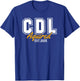 Funny Licensed CDL Trucker Driver T-Shirt - T-Shirt | Royal
