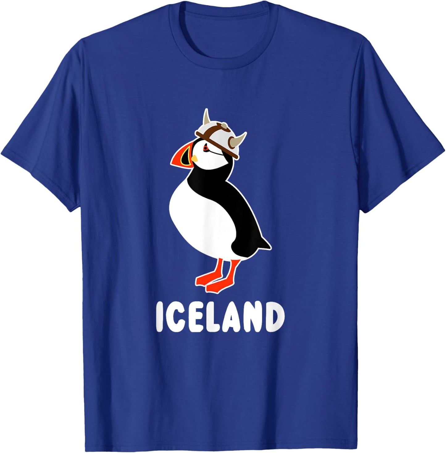 Puffin Viking Iceland T-Shirt - T-Shirt | Royal