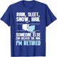 Funny Postal Worker Retirement Design For Mailman Men Women T-Shirt - T-Shirt | Royal