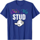 She's My STUD Lesbian Couple Matching Outfit Gift T-Shirt - T-Shirt | Royal