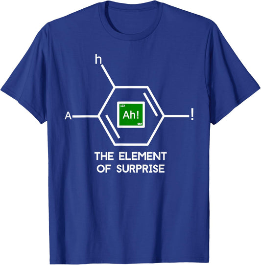Ah The Element Of Surprise Shirt T-Shirt - T-Shirt | Royal