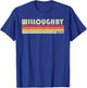 WILLOUGHBY OH OHIO Funny City Home Roots Gift Retro 70s 80s T-Shirt - T-Shirt | Royal