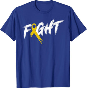 Sarcoma Awareness Month Fight Vintage Bone Cancer T-Shirt - T-Shirt | Royal