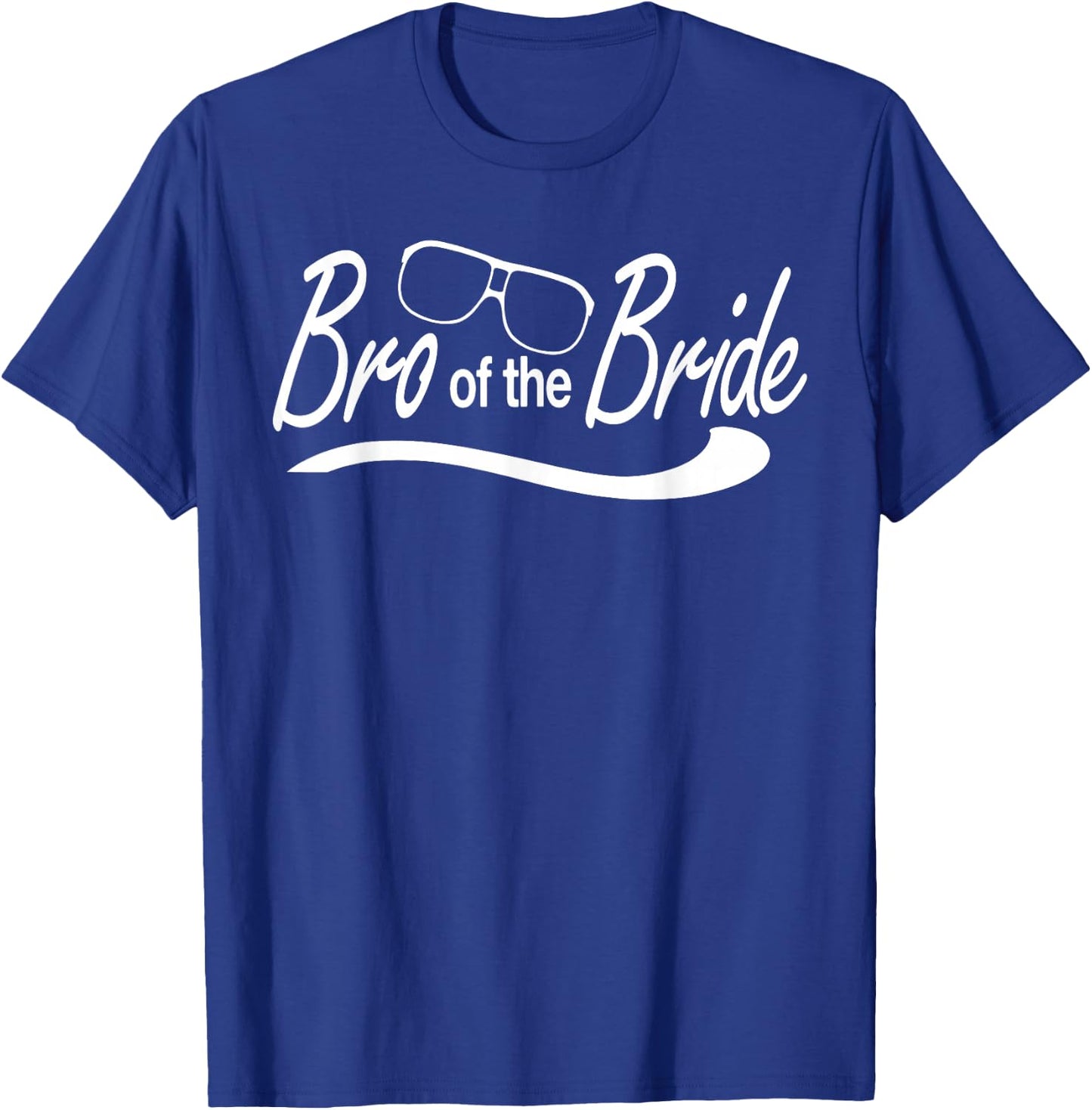 Bro Brother Of The Bride Wedding Party - Wedding Usher T-Shirt - T-Shirt | Royal