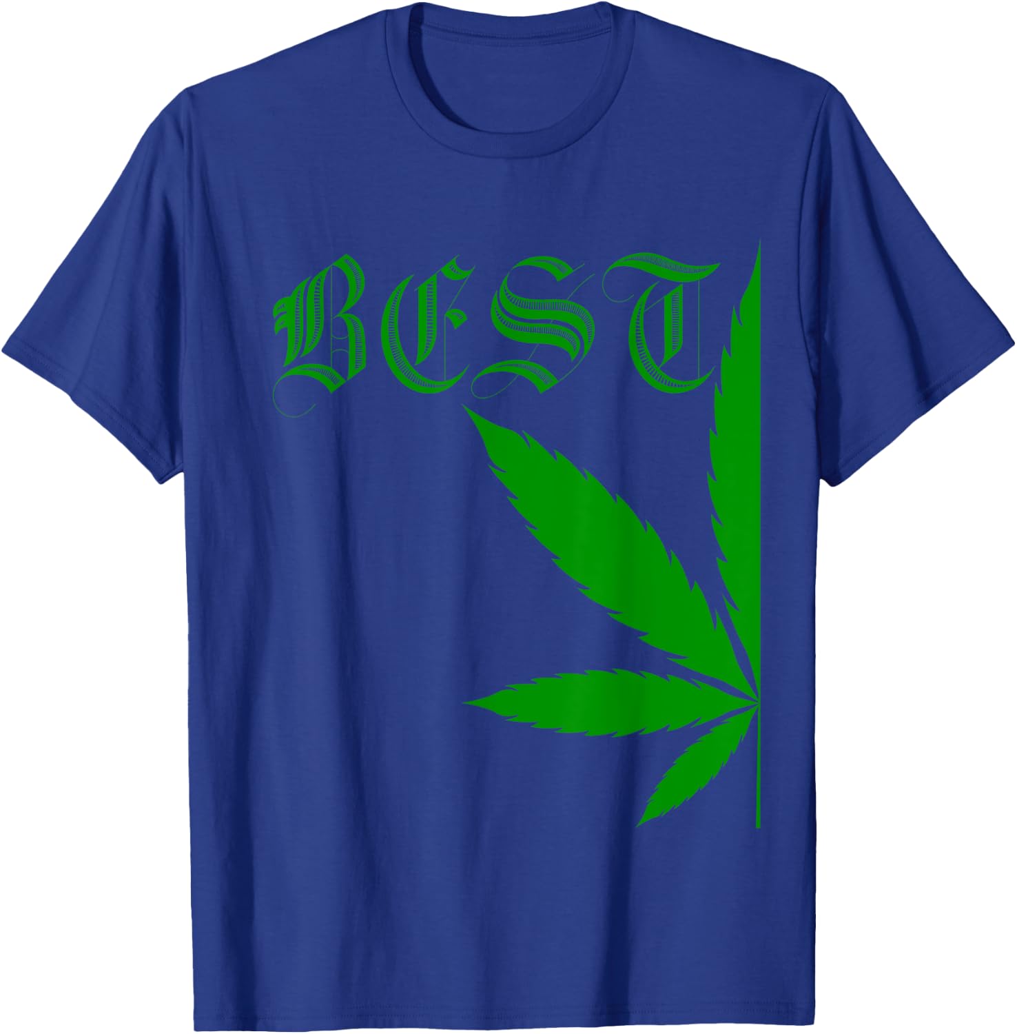 Matching Best Buds Couples Gift BFF Marijuana Leaf Weed T-Shirt - T-Shirt | Royal