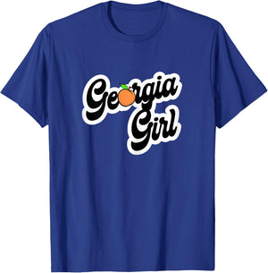Georgia Girl product vintage Peach T-Shirt - T-Shirt | Royal