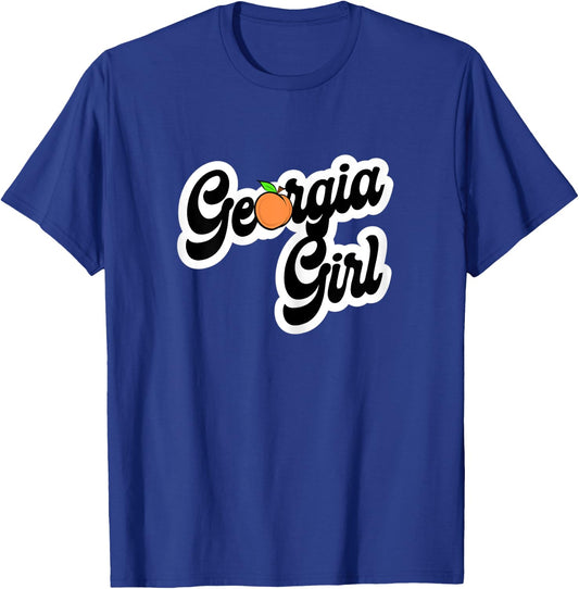 Georgia Girl product vintage Peach T-Shirt - T-Shirt | Royal