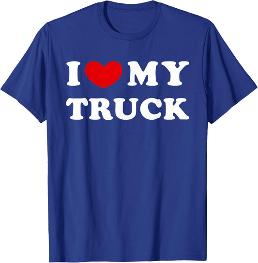 I Love My Truck T-Shirt - T-Shirt | Royal