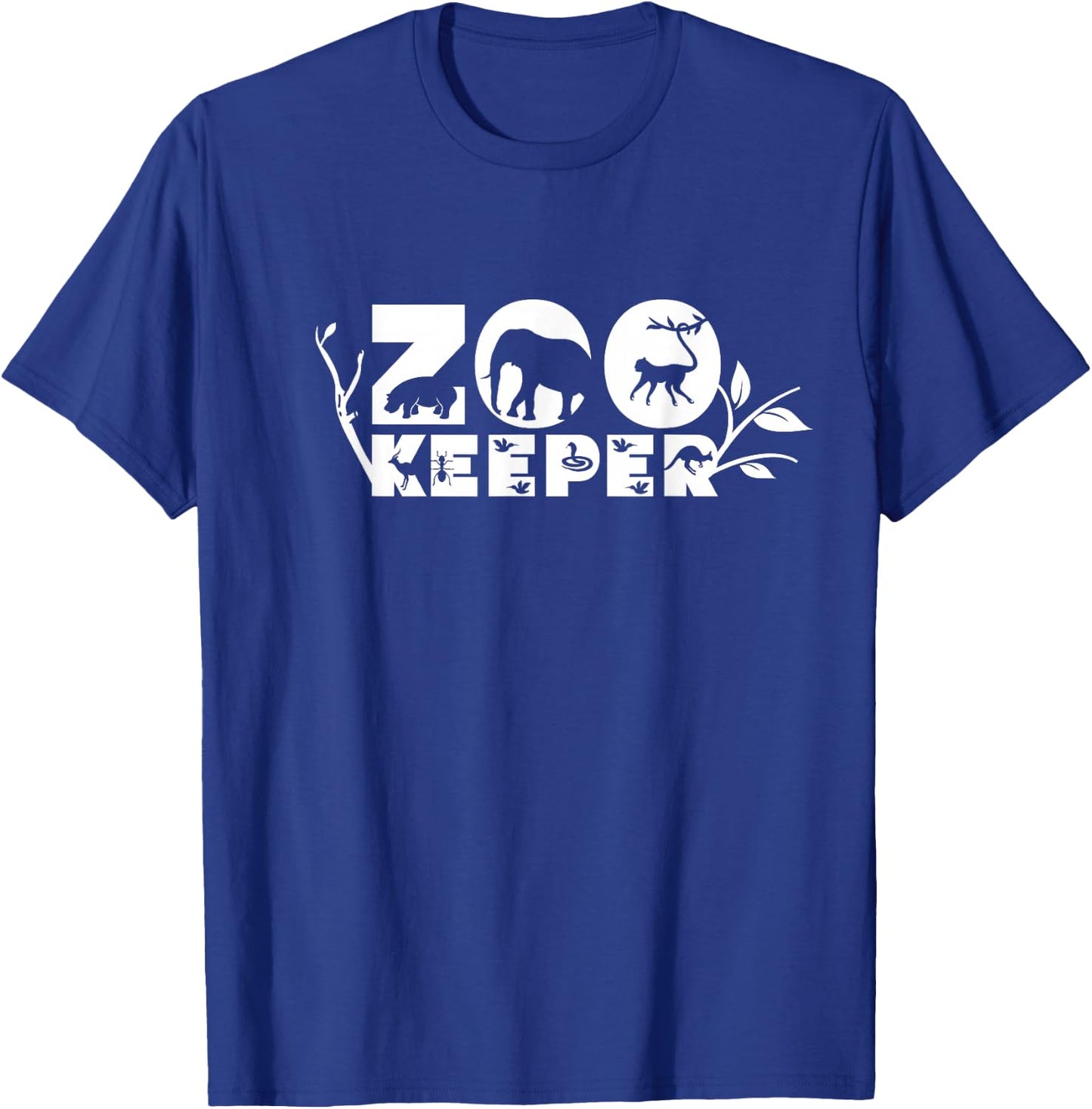 Zookeeper Job Zoo Keeper Keeping Zookeepping T-Shirt - T-Shirt | Royal