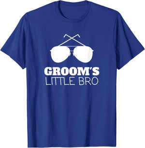 Brother of The Groom Gifts for Wedding Family Groomsmen T-Shirt - T-Shirt | Royal