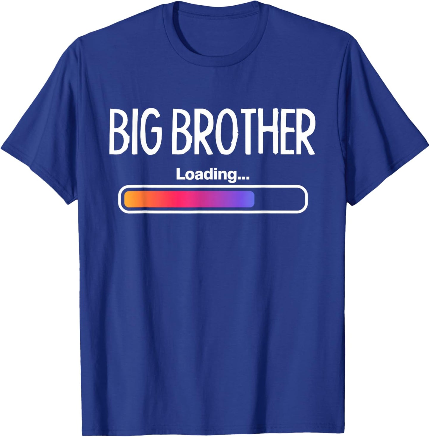 Big Brother Loading Big Bro Sibling Boys T-Shirt - T-Shirt | Royal