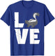 Love Skunk Animal Lover Zookeeper Zoologist Veterinarian T-Shirt - T-Shirt | Royal