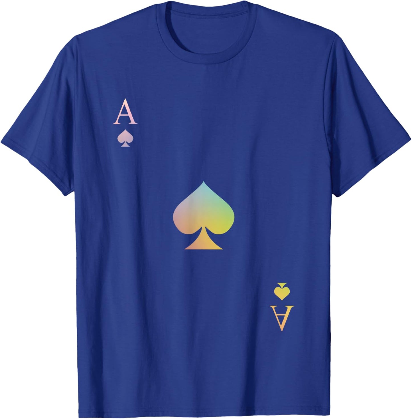 Ace of Spades Halloween Glam Playing Card T-Shirt - T-Shirt | Royal
