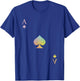 Ace of Spades Halloween Glam Playing Card T-Shirt - T-Shirt | Royal
