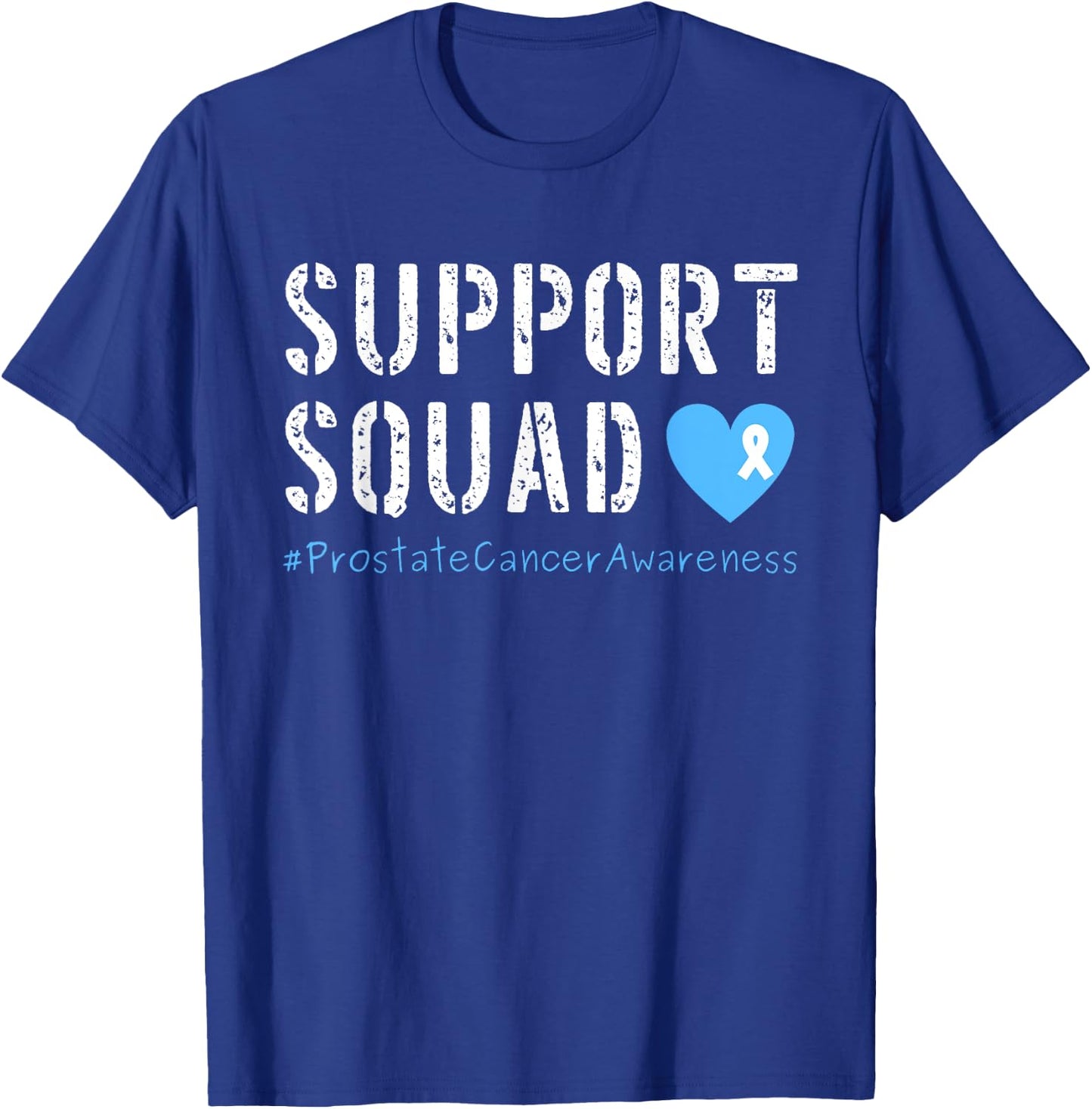 Support Squad Prostate Cancer Awareness T-Shirt - T-Shirt | Royal