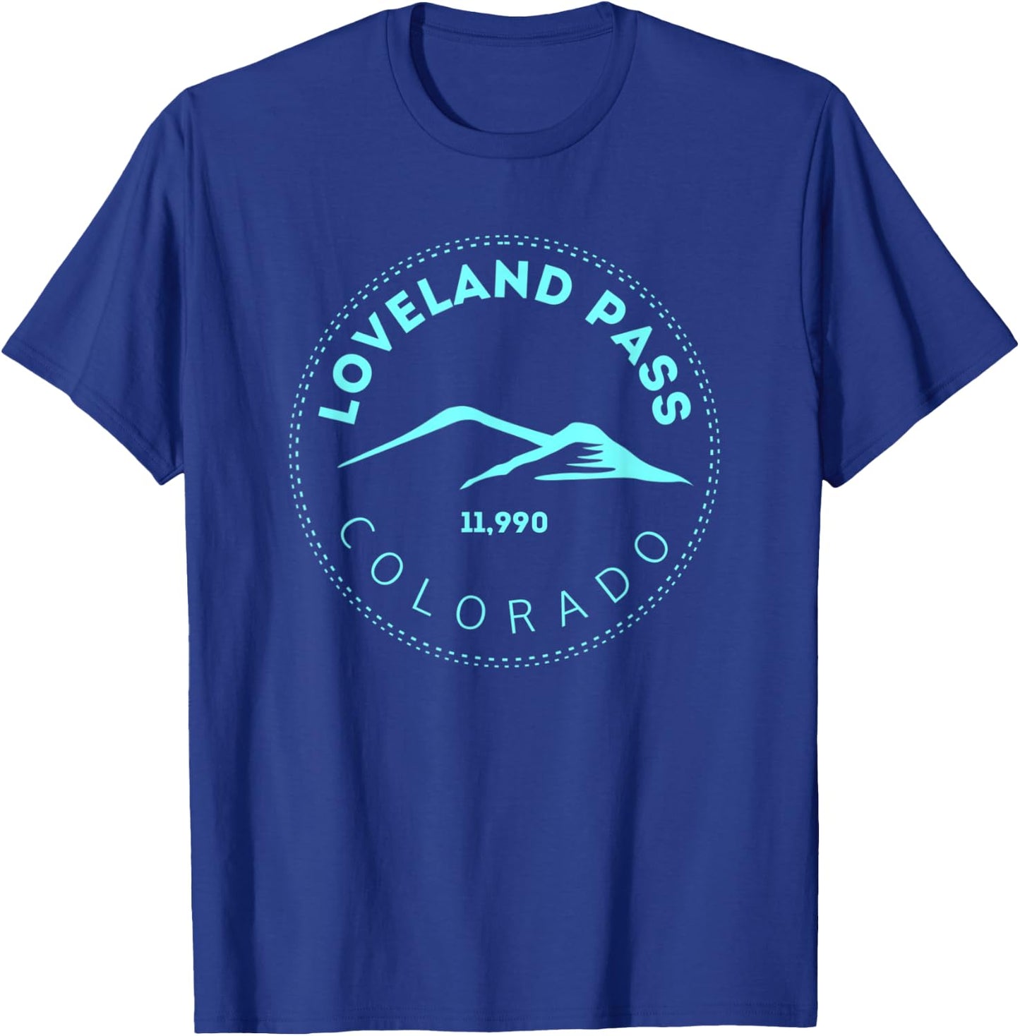 Loveland Pass Colorado Elevated Mountain Backcountry T-Shirt - T-Shirt | Royal