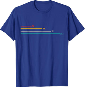 Running Vintage 26.2 Miles Marathoner Half Marathon Runner T-Shirt - T-Shirt | Royal