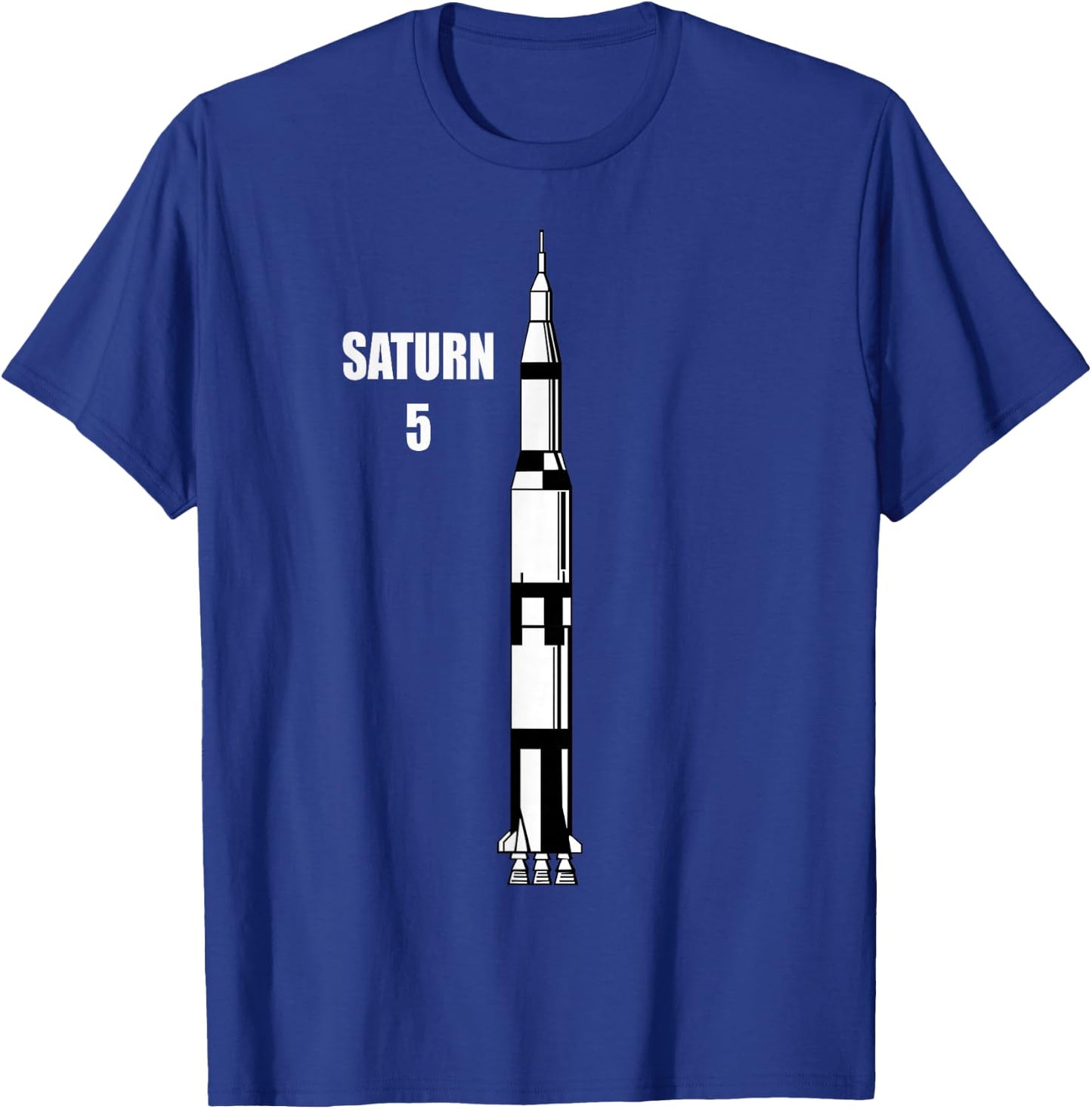 Saturn 5 Missile Rocket T Shirt T-Shirt - T-Shirt | Royal