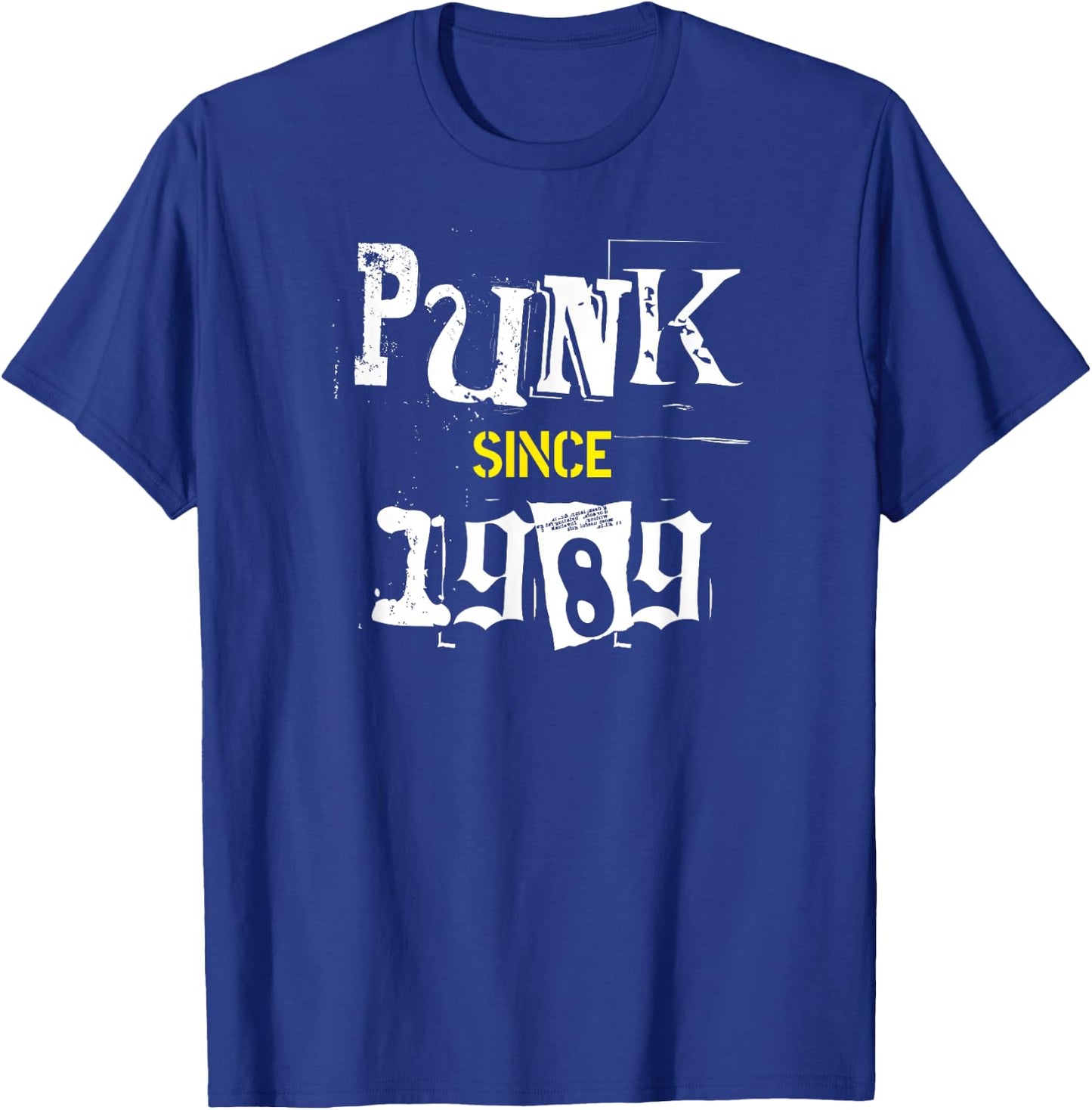 Classic Punk Rock Alternative Music Born in 1989 Birthday T-Shirt - T-Shirt | Royal