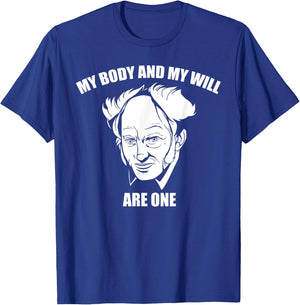 Arthur Schopenhauer German Philosopher T-Shirt - T-Shirt | Royal