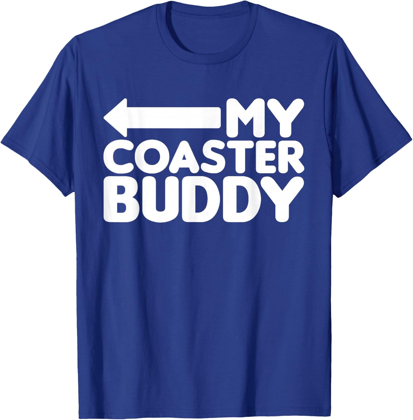 My Coaster Buddy Set 2/2 Pointing Left, Roller Coaster T-Shirt - T-Shirt | Royal