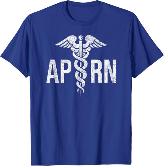 Advanced Practice Registered Nurse Aprn Caduceus Health T-Shirt - T-Shirt | Royal