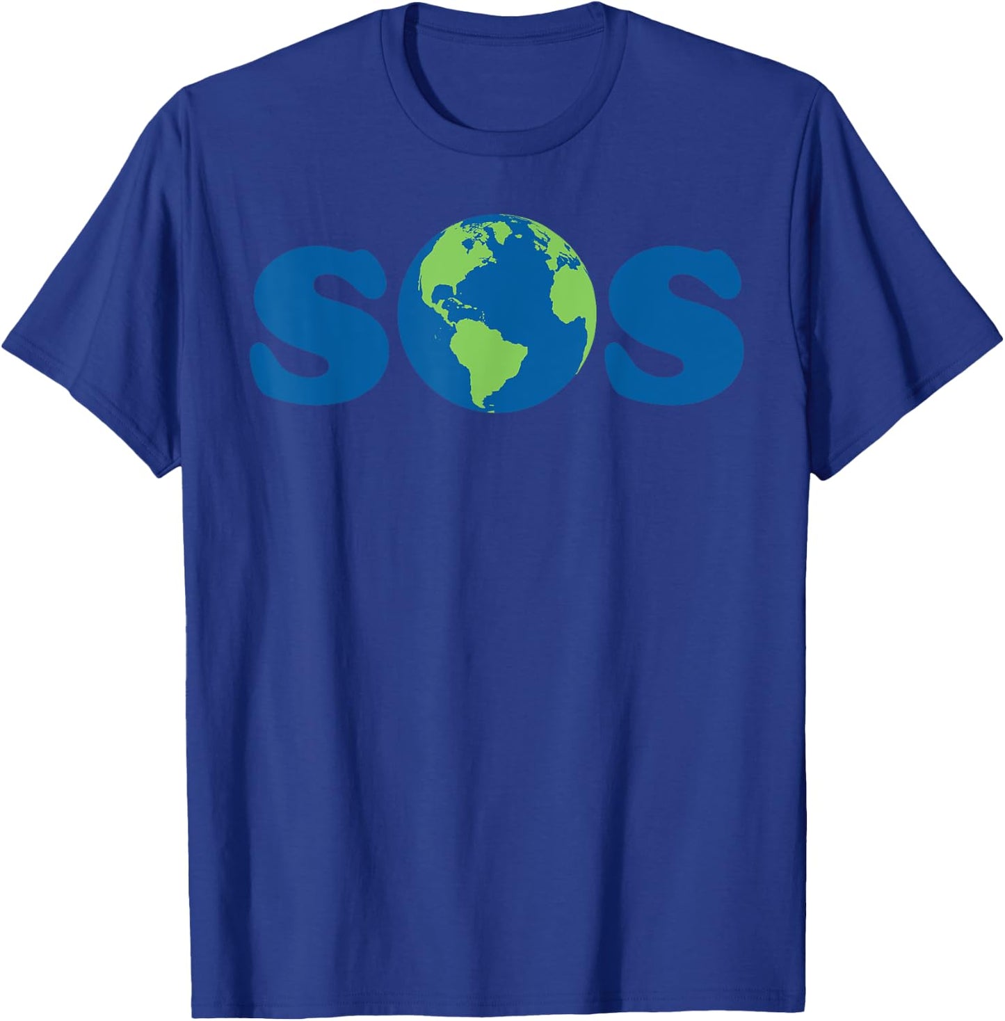 SOS Earth novelty There is No Planet B SOS Earth T-Shirt - T-Shirt | Royal