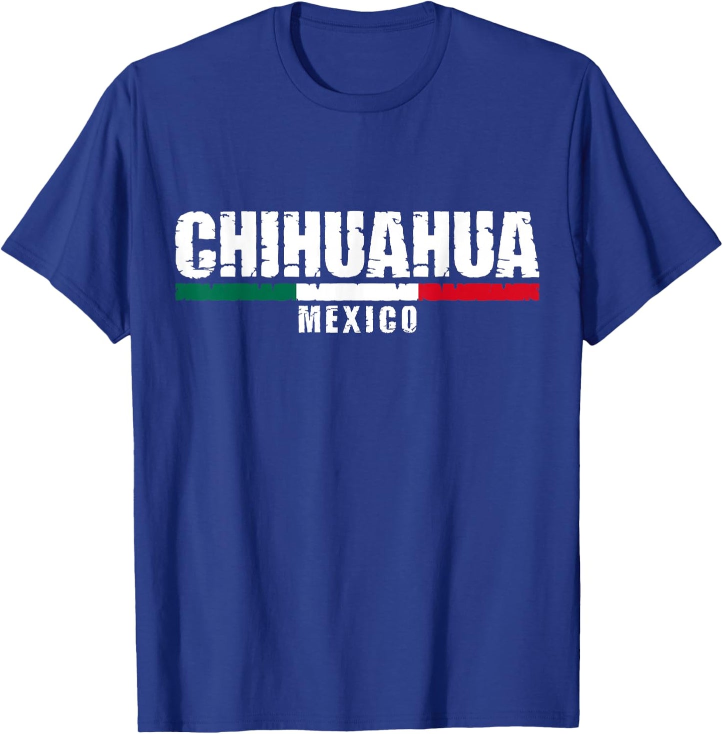 Chihuahua Mexico Mexican Flag T-Shirt - T-Shirt | Royal