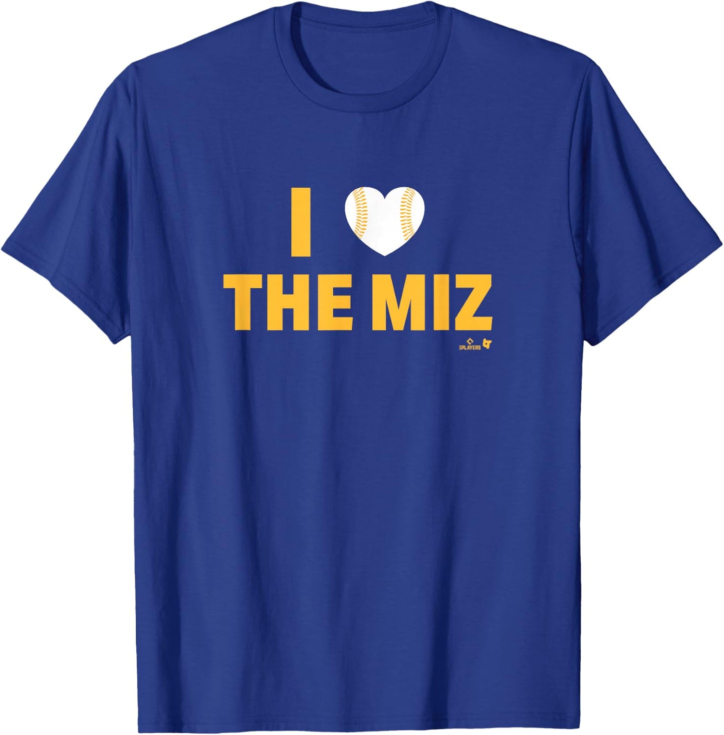 Jacob Misiorowski - I Heart The Miz - Milwaukee Baseball T-Shirt - T-Shirt | Royal