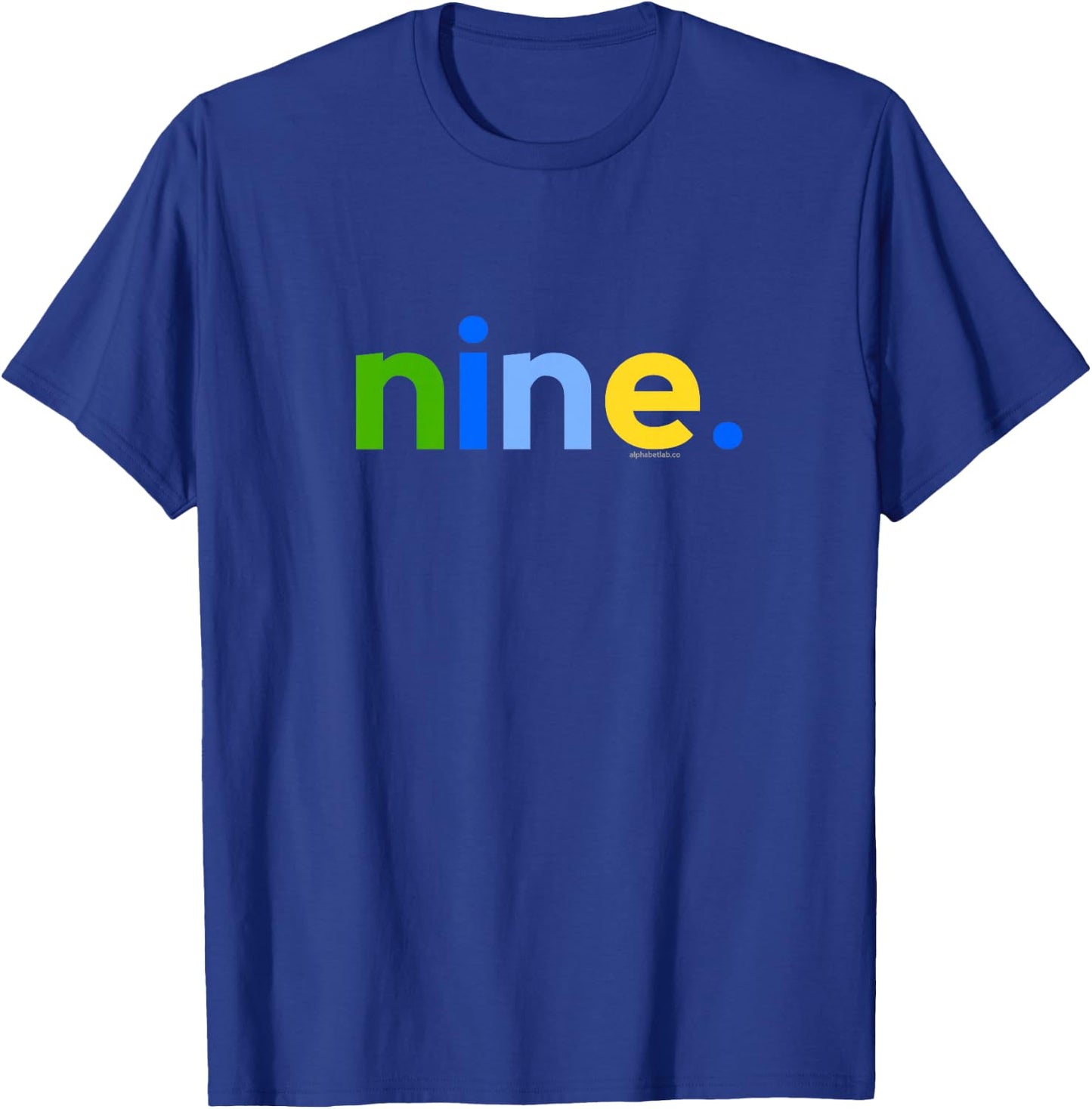 Kids 9th Birthday Shirt Boy 9 Year Old Nine | Party Ideas Age 9 T-Shirt - T-Shirt | Royal