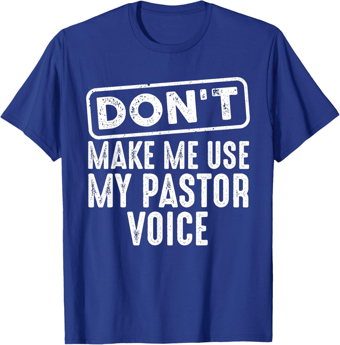 Funny Pastor Art Women Christian Preacher Priest T-Shirt - T-Shirt | Royal
