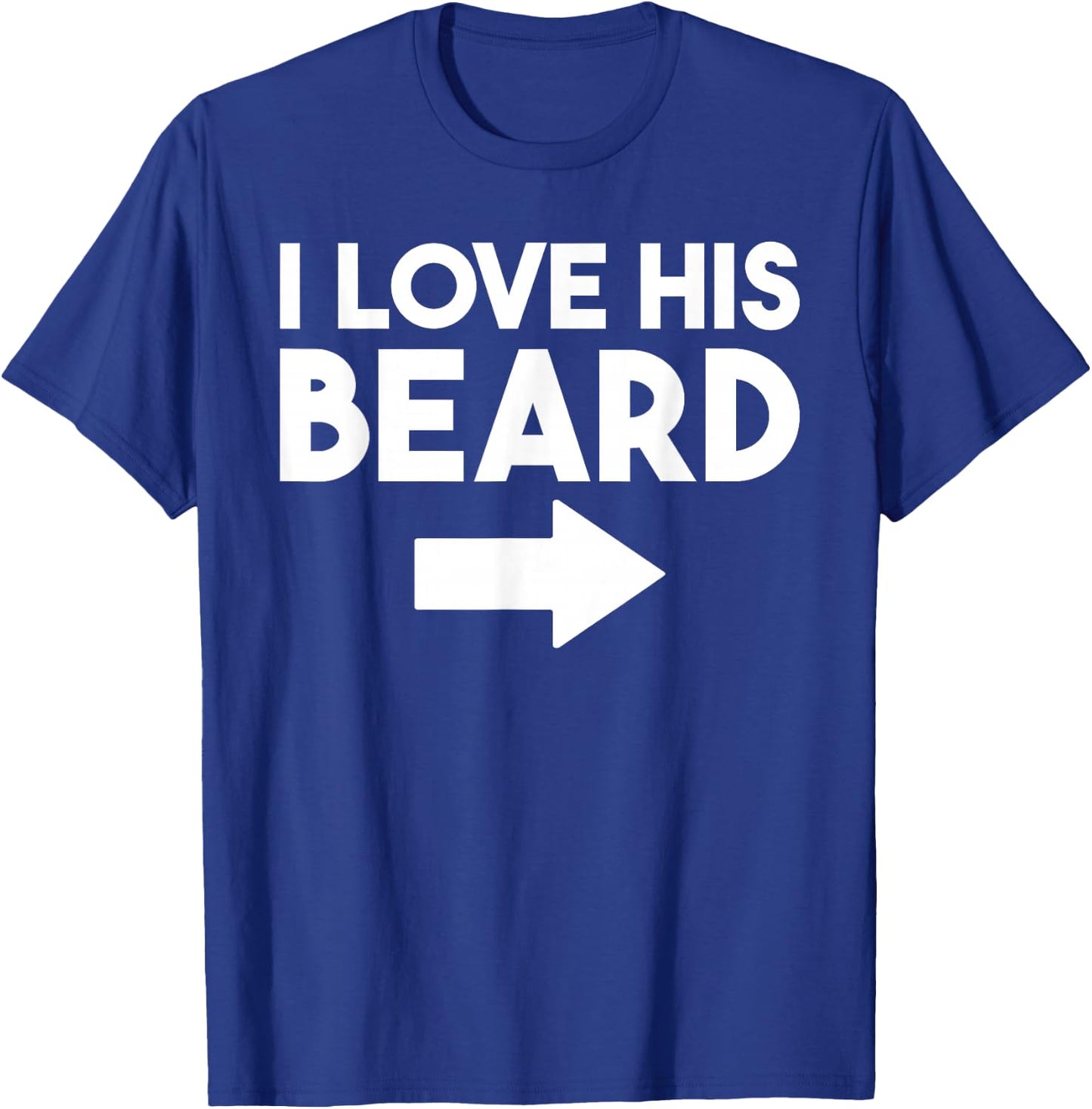 I love his Beard Viking Bearded Men T-Shirt - T-Shirt | Royal