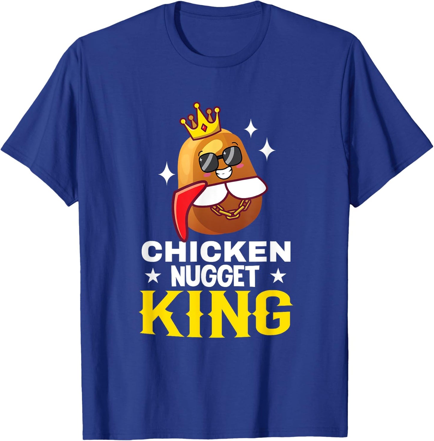 Chicken Nugget King Chicken Nuggets T-Shirt - T-Shirt | Royal