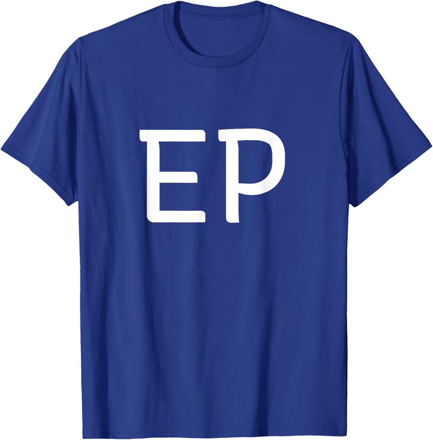 EP Two Letter Pair - Elegant Personalized Initials T-Shirt - T-Shirt | Royal