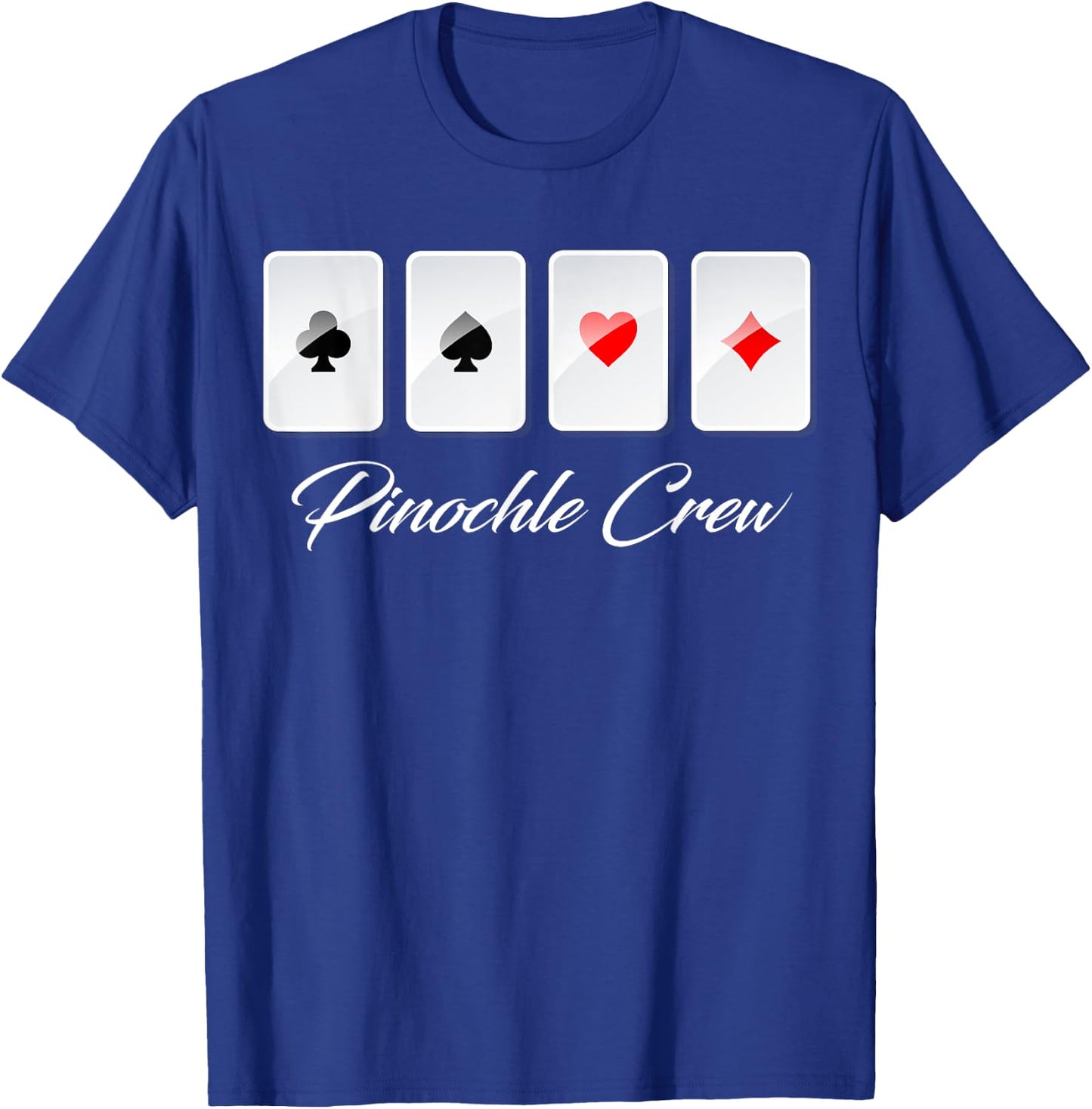 Pinochle Crew T-Shirt - T-Shirt | Royal